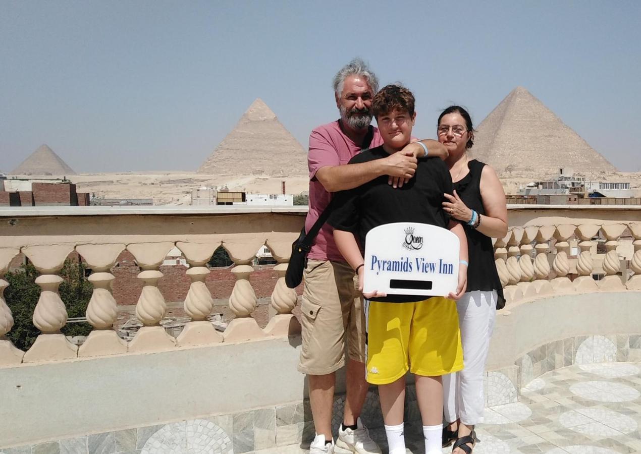 Queen Pyramids View Inn Kafret el-Gabal Kültér fotó