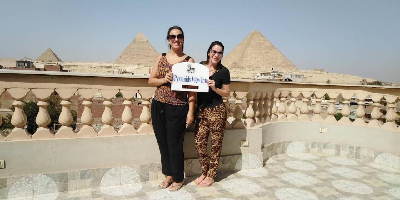 Queen Pyramids View Inn Kafret el-Gabal Kültér fotó