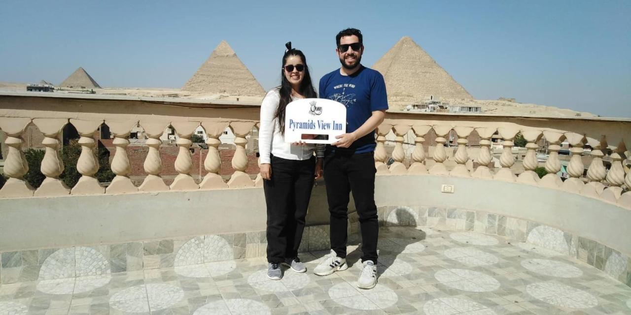 Queen Pyramids View Inn Kafret el-Gabal Kültér fotó