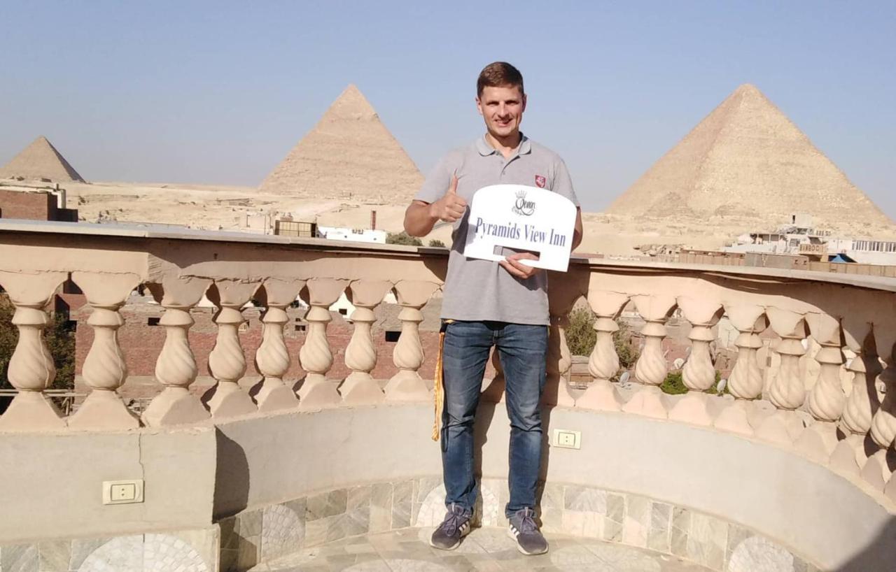 Queen Pyramids View Inn Kafret el-Gabal Kültér fotó