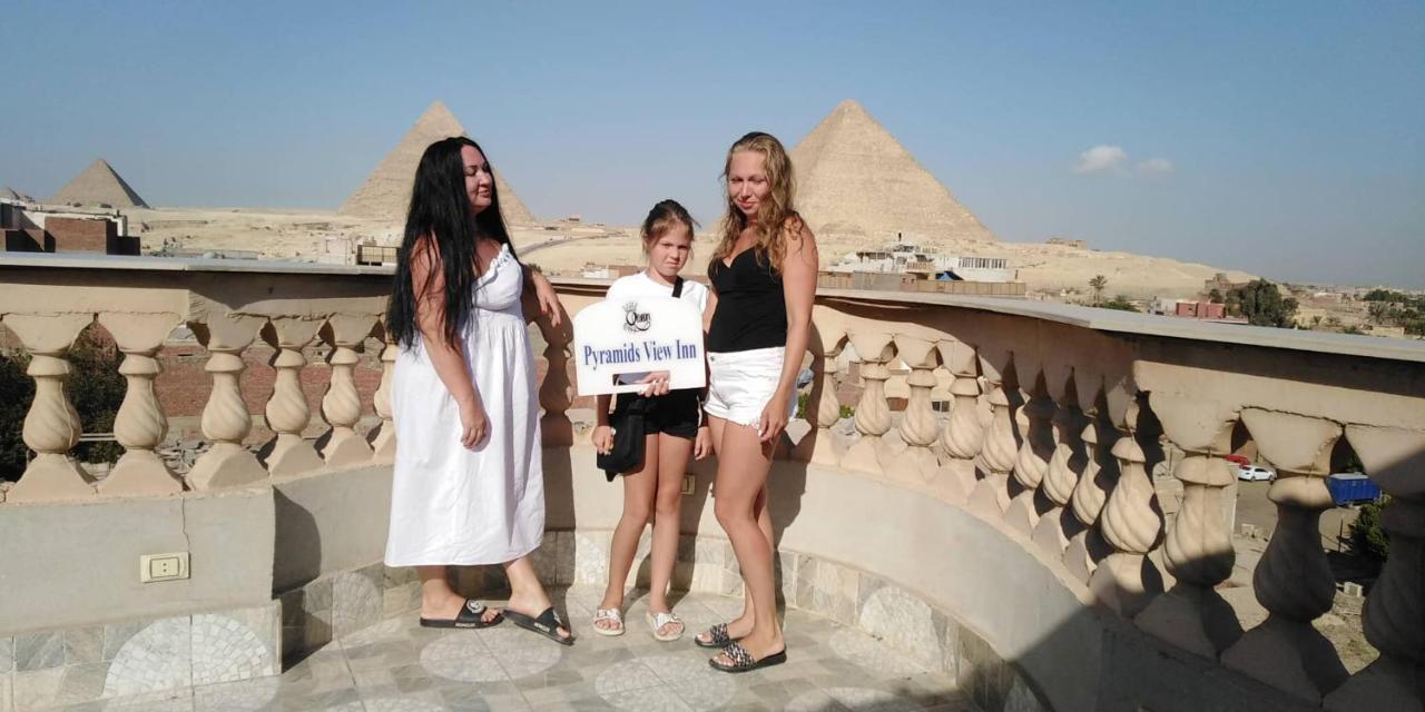Queen Pyramids View Inn Kafret el-Gabal Kültér fotó
