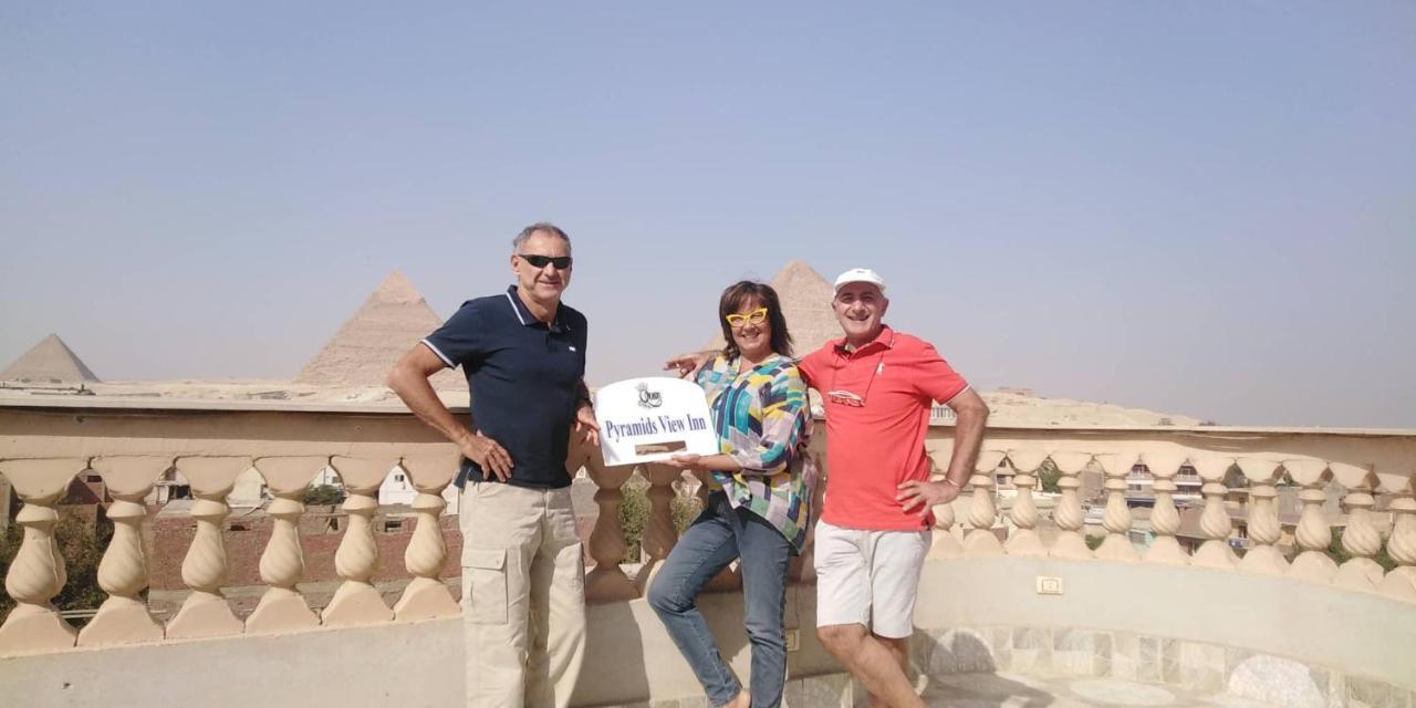 Queen Pyramids View Inn Kafret el-Gabal Kültér fotó