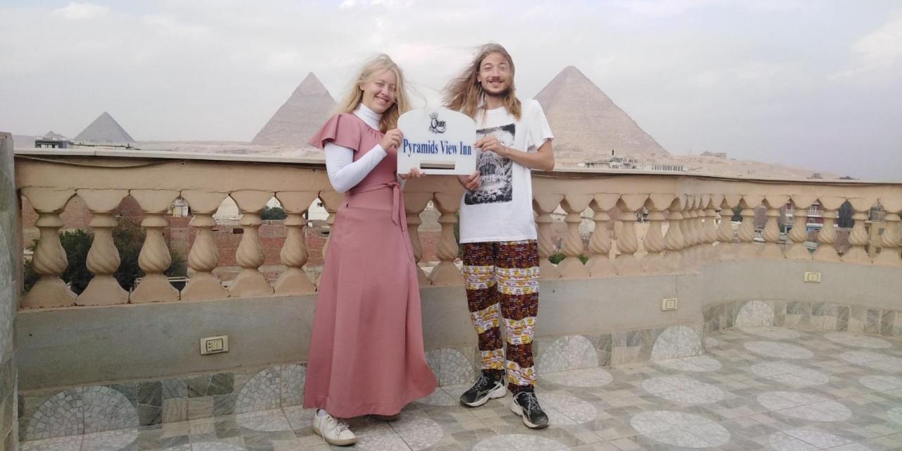 Queen Pyramids View Inn Kafret el-Gabal Kültér fotó