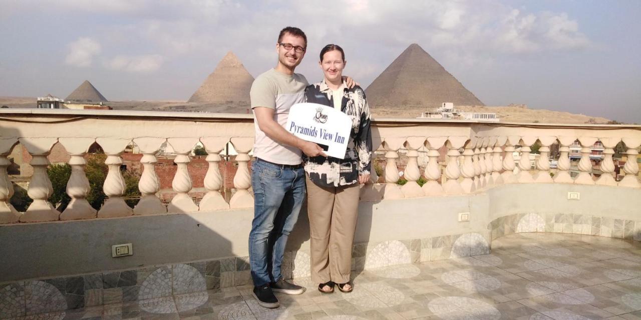 Queen Pyramids View Inn Kafret el-Gabal Kültér fotó