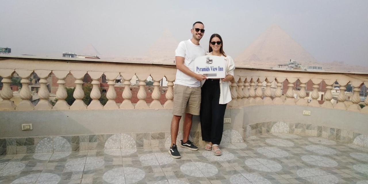 Queen Pyramids View Inn Kafret el-Gabal Kültér fotó