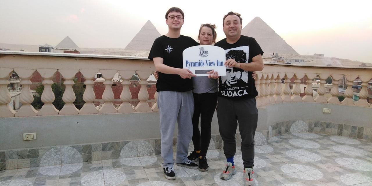 Queen Pyramids View Inn Kafret el-Gabal Kültér fotó