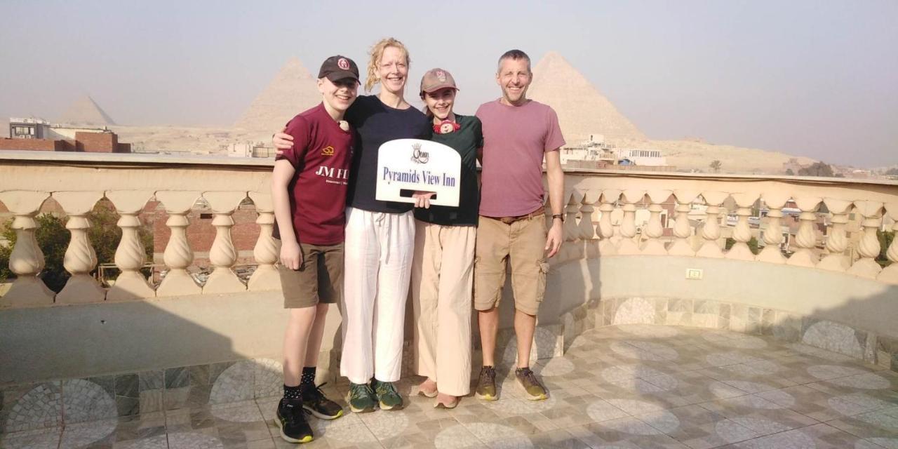 Queen Pyramids View Inn Kafret el-Gabal Kültér fotó