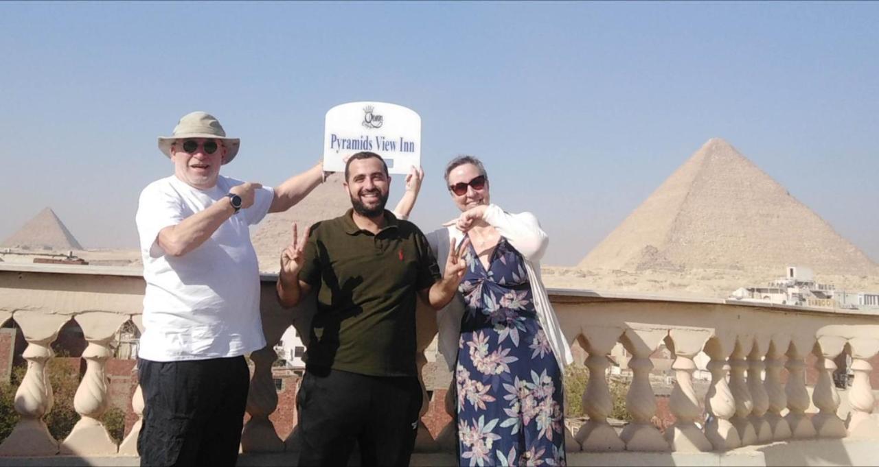Queen Pyramids View Inn Kafret el-Gabal Kültér fotó