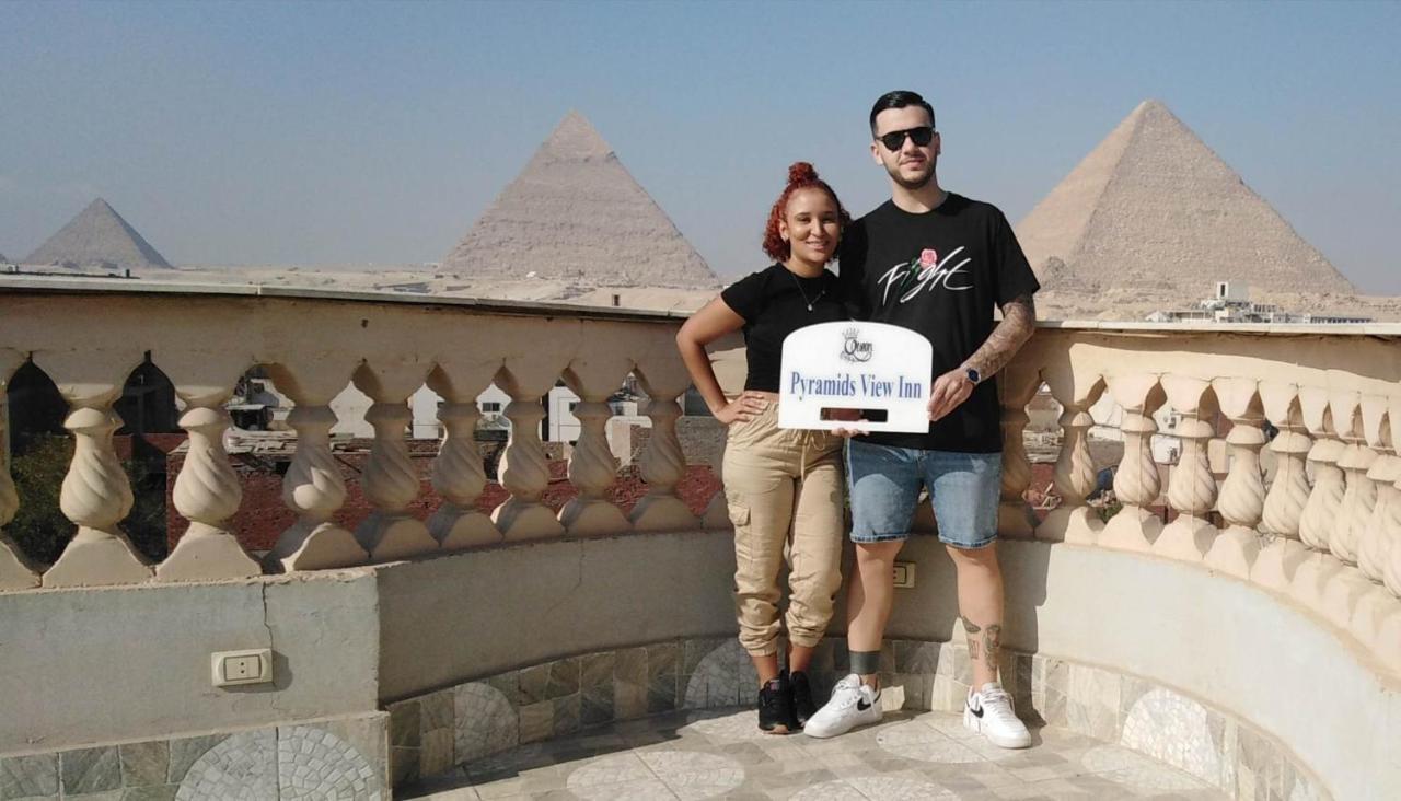 Queen Pyramids View Inn Kafret el-Gabal Kültér fotó