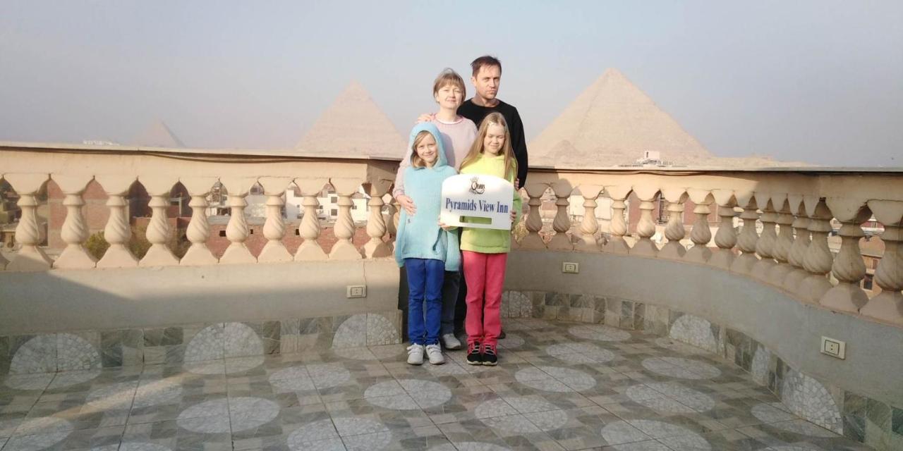 Queen Pyramids View Inn Kafret el-Gabal Kültér fotó